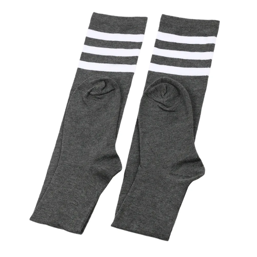 Plus Size Oberschenkelhohe Socken für Damen, gestreifte Overknee-Socken für den Alltag, Cosplay, Freizeitoutfits, weiche, atmungsaktive Kniestrümpfe – Detail 16