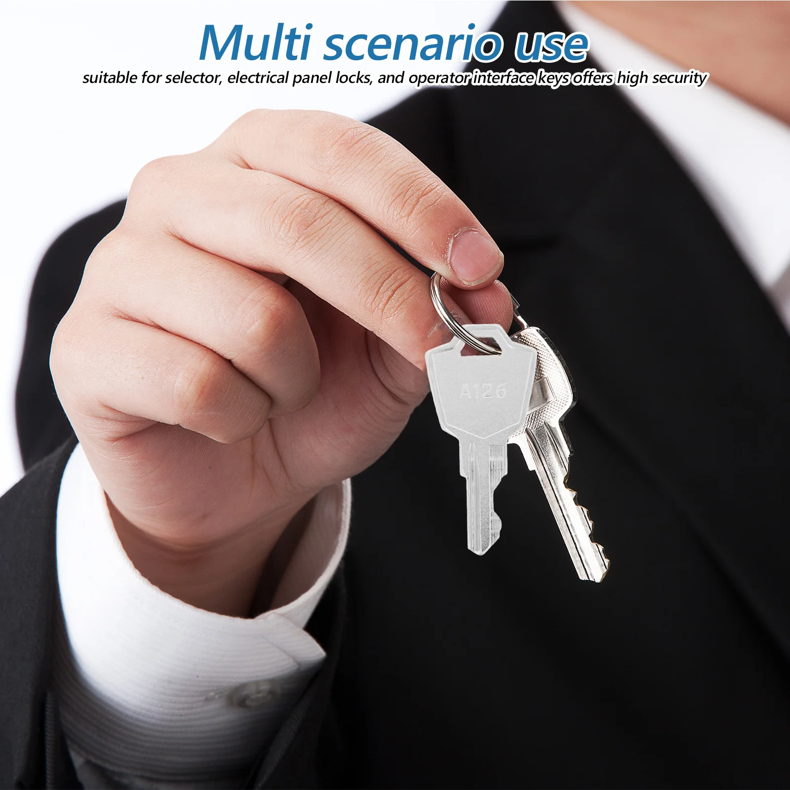 6 قطعة قفل اللوحة الكهربائية مفتاح المشغل لوحة مفتاح جهاز انتقاء واجهة التحكم في الوصول مفتاح الأمان قفل المفتاح