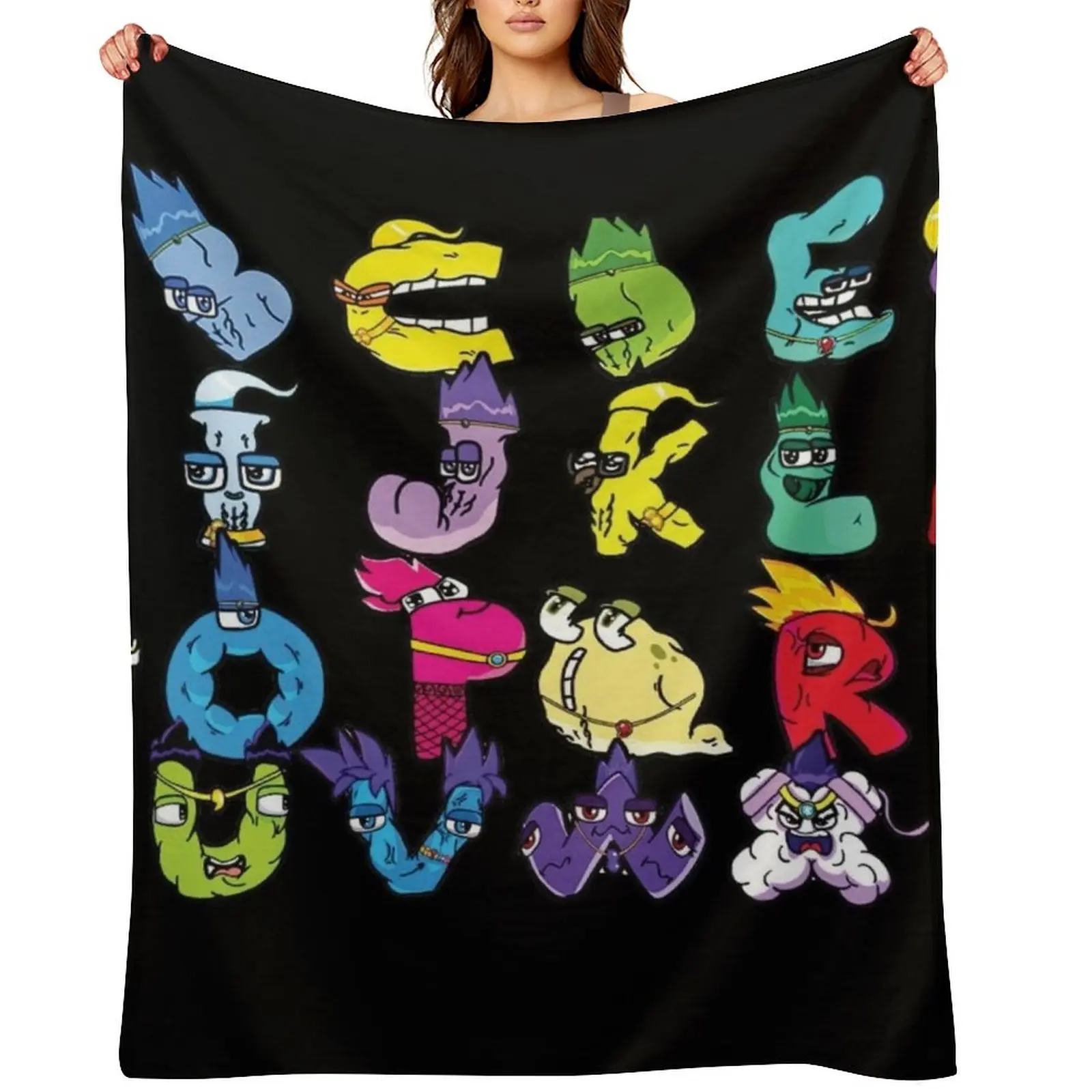 

Alphabet Lore Latter A-X Throw Blanket Luxury Throw christmas decoration Thin Decorative Sofa Blankets