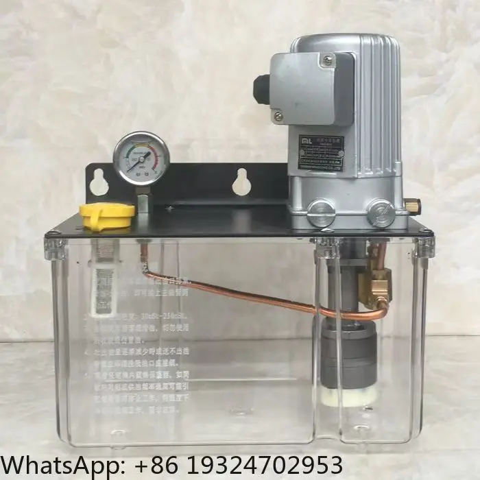 Auto Grease Lubricator 3L 4L Electric Grease Pump PLC Control Semi-Automatic Oil Feeder CN C Lubrication Gear Pressure Machine