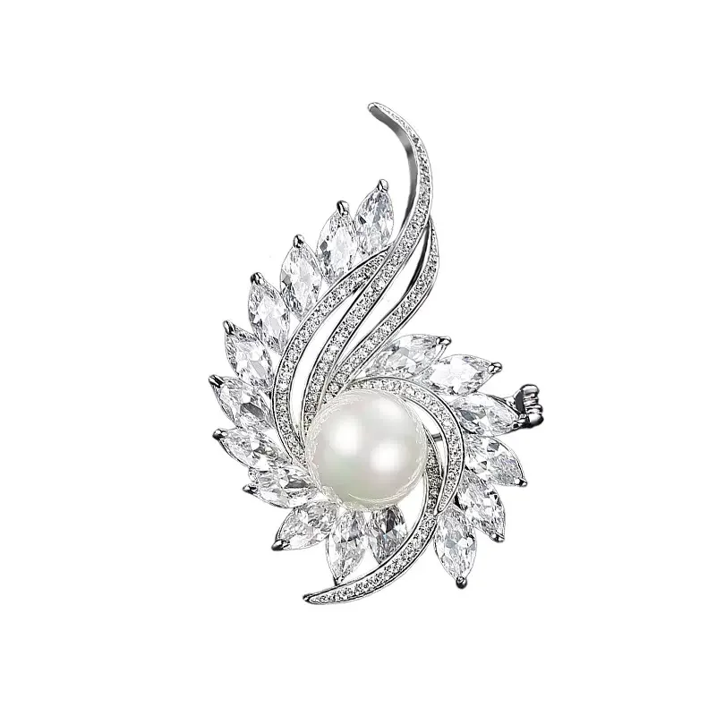 1Pc Exquisite Brooch for Women Fashion Luxury Rhinestone Geometry Brooches Pins Jewelry Accessories Party Gifts 2025