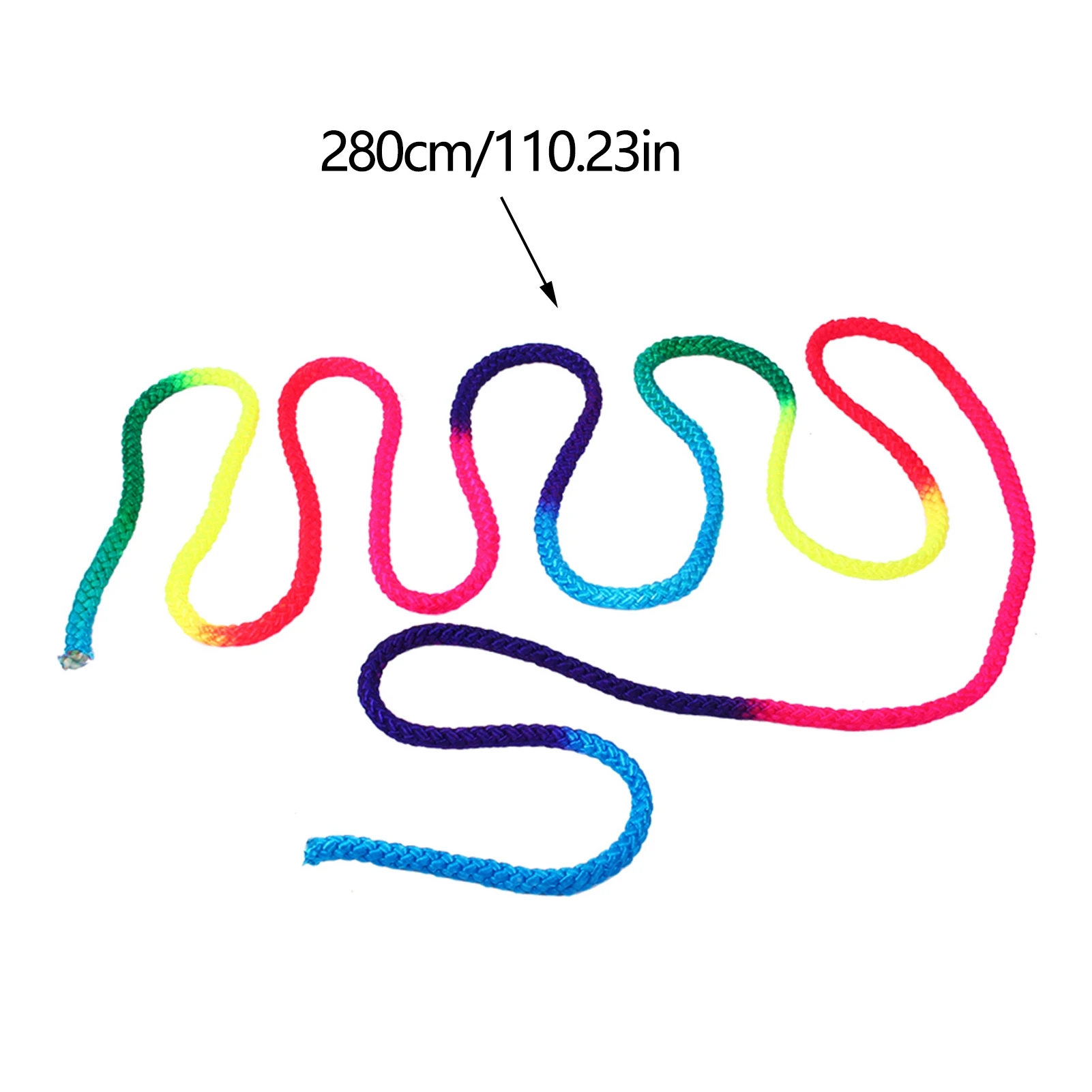 Corda De Ginástica Rítmica, Corda De Treinamento De Artes De Competição, Cor Do Arco-íris, Corda De Treinamento, Corda De Treinamento, Corda Esportiva De Ginástica