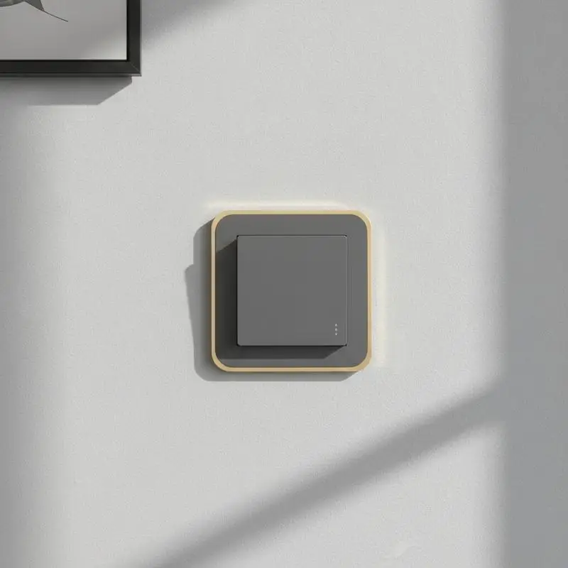 Simple Acrylic Dustproof Switch Protective Cover Anti-Dirty Protective Socket Decorative Frame Switch Sticker