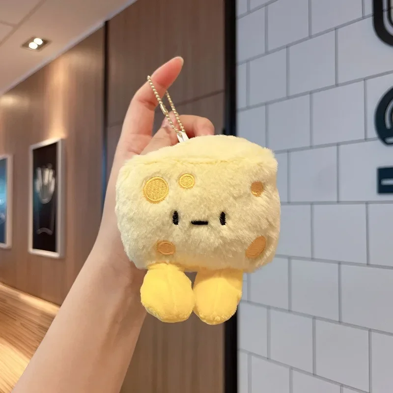 Kawaii Brot Plüsch Anhänger Schlüsselanhänger Spielzeug Puppe Kreative Croissants Rolle Brot Plüsch Puppe Schlüsselanhänger Decora Rucksack Anhänger Geschenk