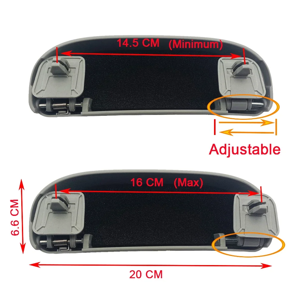 Car Glasses Case Sunglasses Holder Spectacles Case Sun Glasses Box For Audi Q3 Q5 Q7 A3 8V A4 B8 B9 Car Accessories