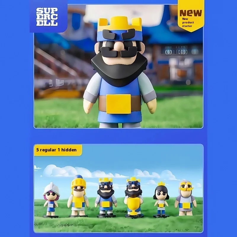 

Hot Supercell Clash Royale 100% Genuine Spot Mini Surprise Troops Series Pvc Blind Box Genuine Brand New Desktop Decoration Gift