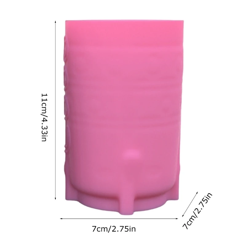 Essential Silicone Mold for DIY Cement Planter Projects Flower Container Moulds N0HE