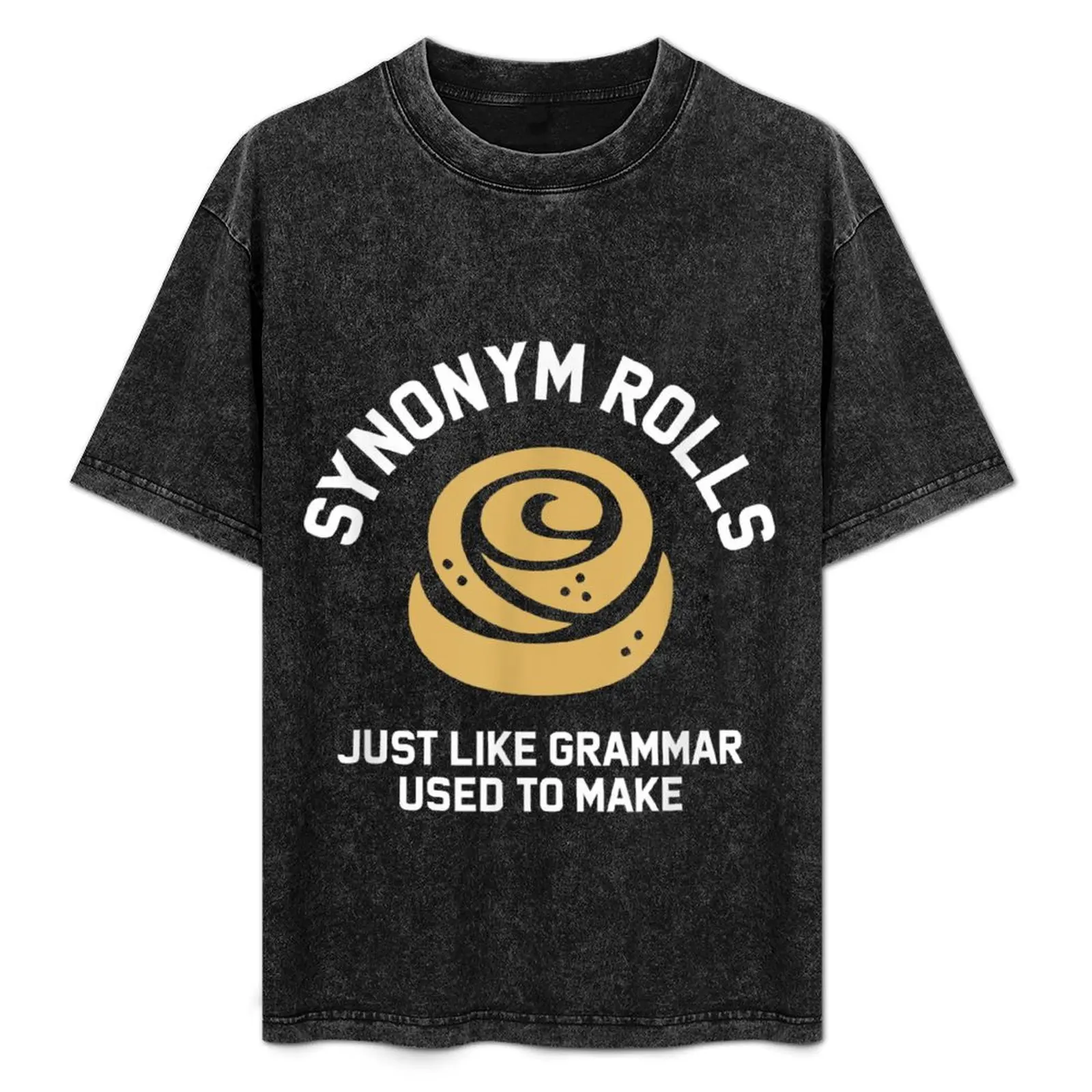 Funny Synonym Rolls Just Like Grammar Used To Make Humor T-Shirt baggy shirts boys animal print vintage t shirt men
