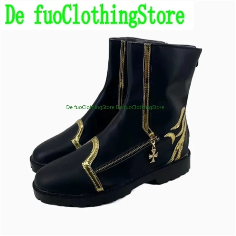 Defuozuo le zuole arknights cosplay sapatos botas jogo anime jogo rpg festa de halloween adereços sapatos botas