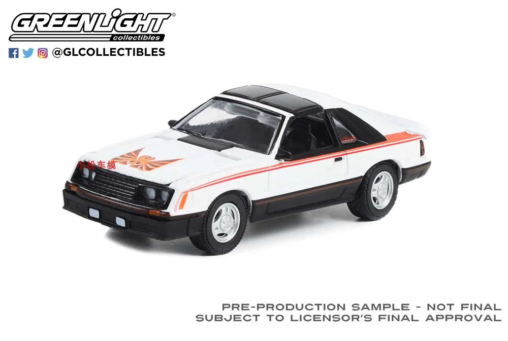 

GreenLight 1:64 1981, Ford Mustang Mustang Cobra, коллекция игрушек, маленькие подарки, модель, настенная подвеска