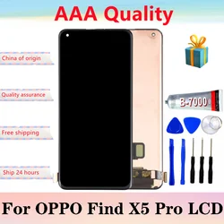 6.7 inch AMOLED For Oppo Find X5 Pro CPH2305 LCD Screen Display Touch Digitizer For Oppo Find X5 Pro X5Pro PFEM10 PFFM20 screen