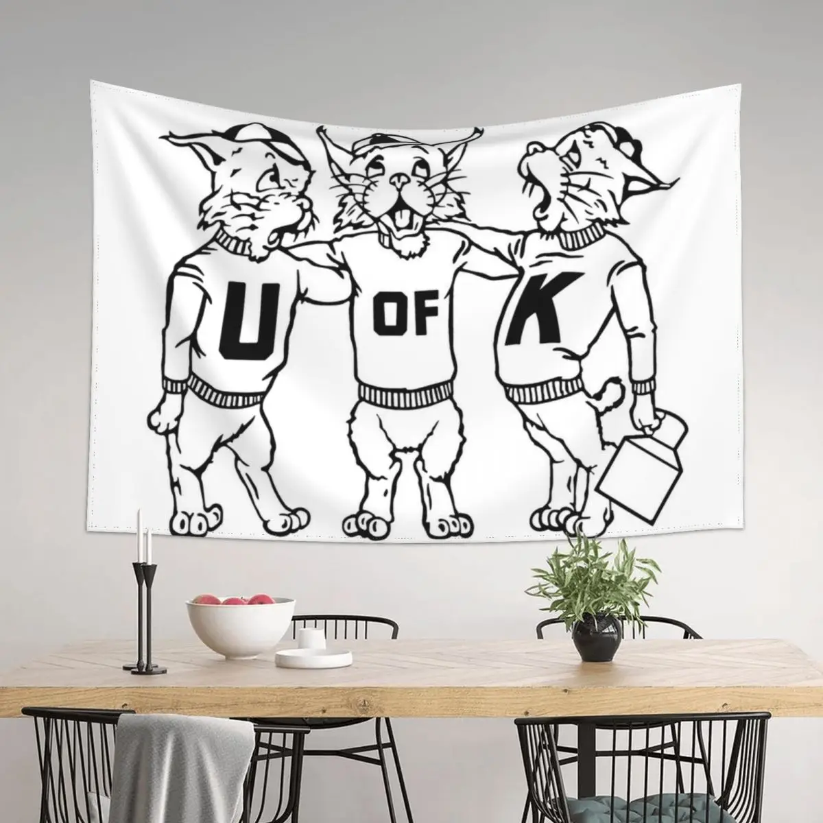 

University of Kentucky Wildcats Tapestry Wall Tapestries Decorations For Room Bedroom Organization And Decoration Tapestry