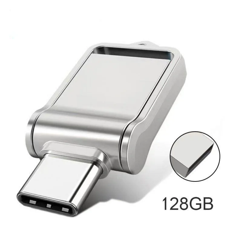 Flash-Laufwerk 2TB Hochgeschwindigkeits-USB 3.2 Typ-C OTG Metall-USB-Stick 2TB Tragbarer Speicher-USB-Stick zur Datenspeicherung von Fotos 2026 Neu