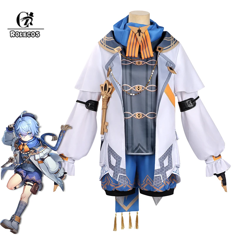 

ROLECOS Game NTE Edgar Cosplay Costume Eibon Antique Shop Member Finnegan's Vigil Edgar Women Cosplay Halloween Role Play Suit