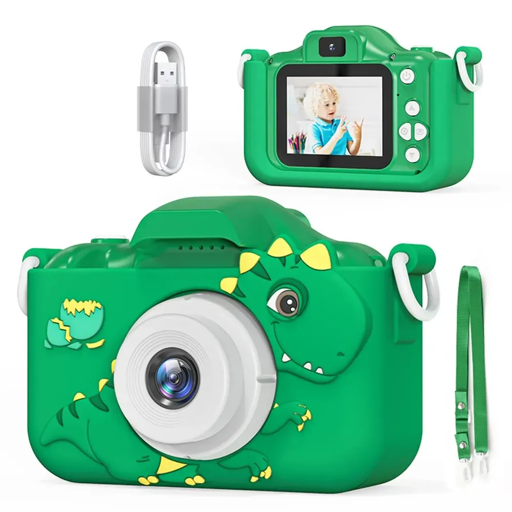 Digitale kindercamera's Speelgoed Mini kindercamera 1080P HD 8x zoom Dubbele camera Jongens Meisjes Verjaardagscadeaus Buitenfotografie Speelgoed