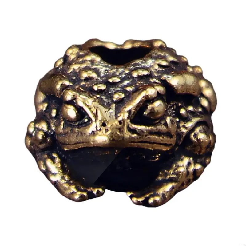 Toads Metal Beads for Creative Paracord Projects and Fashionable Jewelry Large Hole Charm Artistic Collectibles 6XDA
