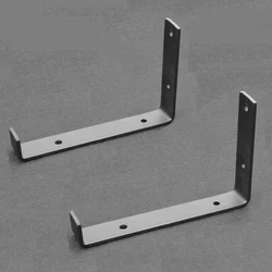 2PCS 10-30cm Length Wall Mounted Shelf Bracket Invisible Heavy Duty Shelf Support Shelf Bracket iron Furniture Hardware
