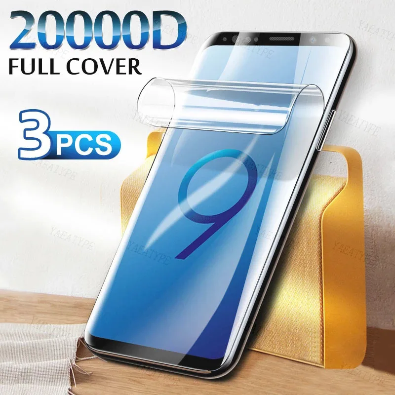 3Pcs Screen Protector Hydrogel Film For Vivo Y21S Y31 Y21 Y20 Y20S Y20i Y53S Y33S Y12S Y11S X100 Pro V29e Y33t china Y78t Y100A