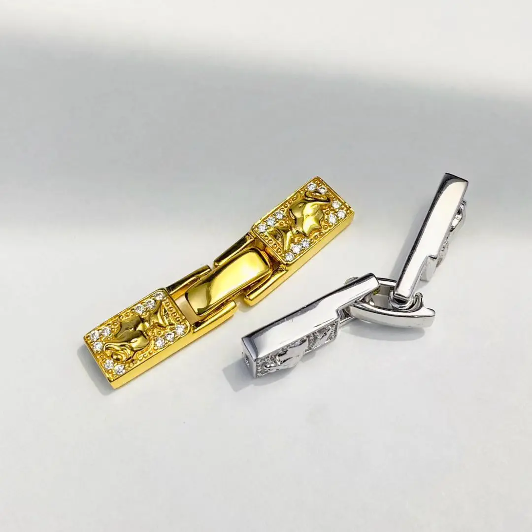 

Wholesale DIY S925 Sterling Silver Pendant Necklace Bracelet Clasp Hook Accessories for 8-12mm Pearls 5pcs/lot