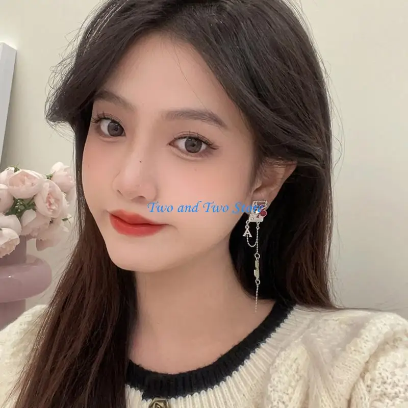 

HX6F Playing Cards Dangle Drop Studs Earrings Accessories for Women Girl Jewelry Gift Lightweight and Comfortable Earwear