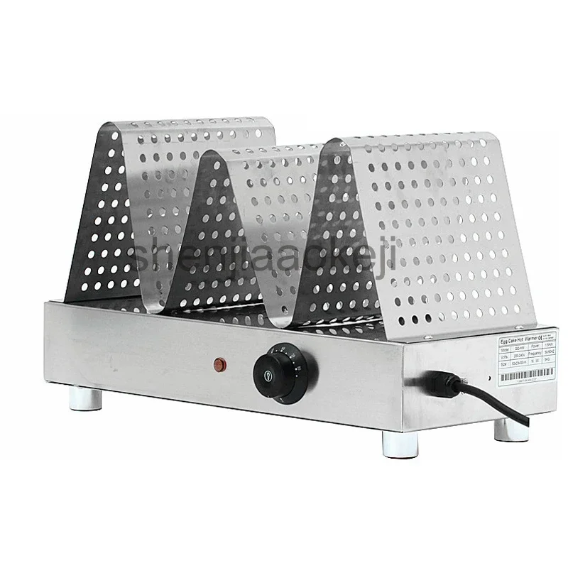 스테인레스 스틸 와플 케이크 워머, 가정용 전기 계란 와플 보온 기계, 열 쇼케이스 보존