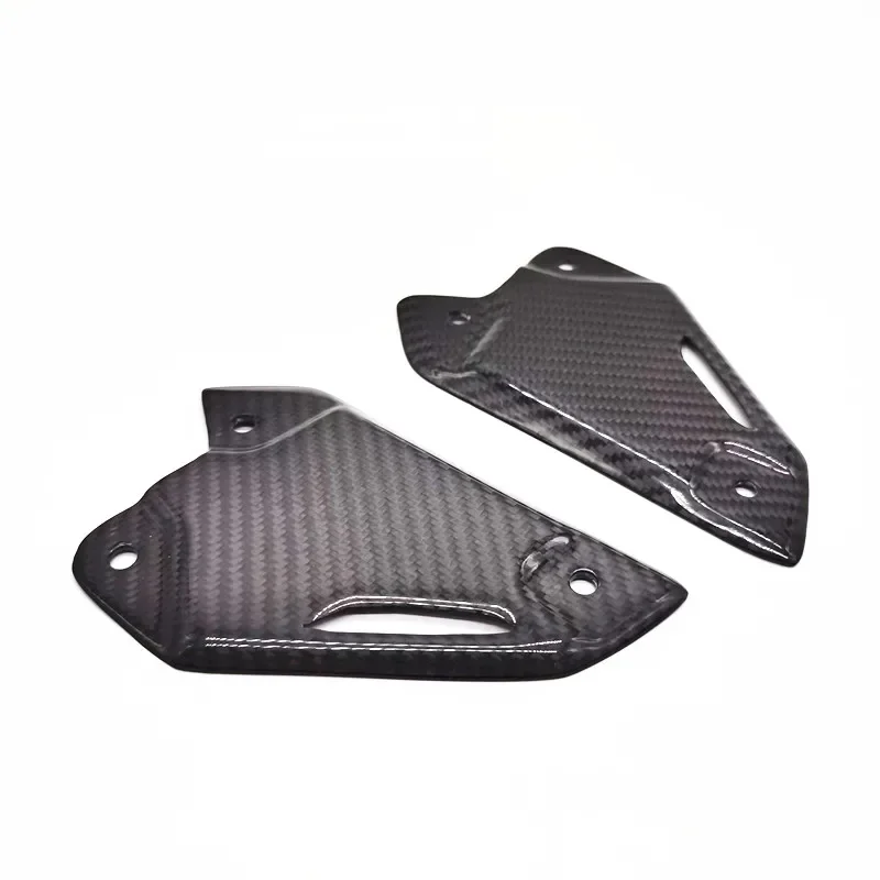 Per KAWASAKI Z900 2017-2022 Pedane Poggiapiedi Peg Protector Vera Fibra di Carbonio Moto Poggiapiedi Tallone Guard Copertura Accessori