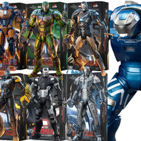 Original ZD Iron Man Tony Stark Action Figure MK40 MK25 MK36 MK38 Lgor‌ Gamma Sneaky Striker Shotgun Movie Model Doll Toys Gifts