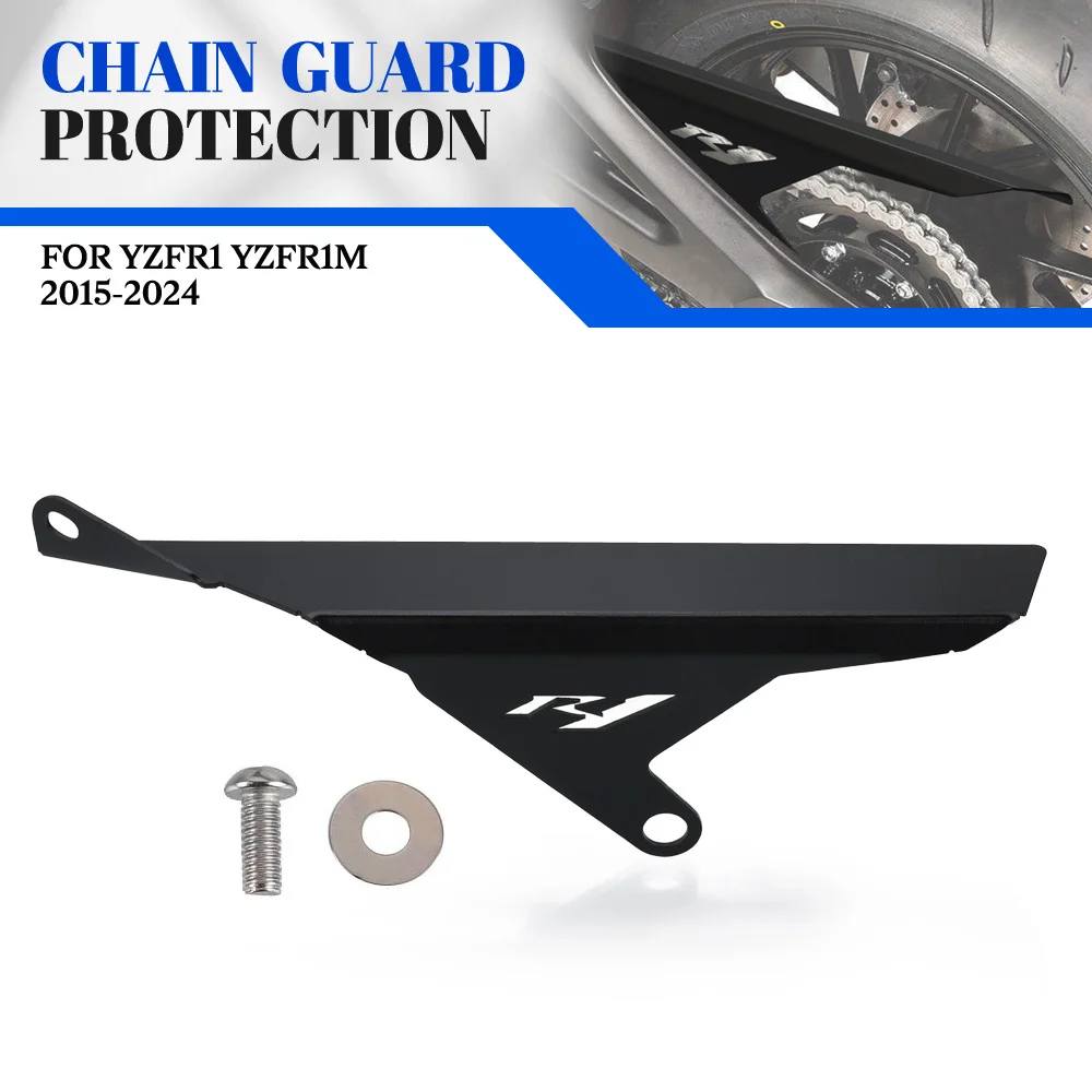 

For Yamaha YZF R1 YZFR1 YZFR1M 2015-2016-2017-2018-2019-2020-2021-2022-2023-2024 Chain Guard Cover Sprocket Case Shell Protector