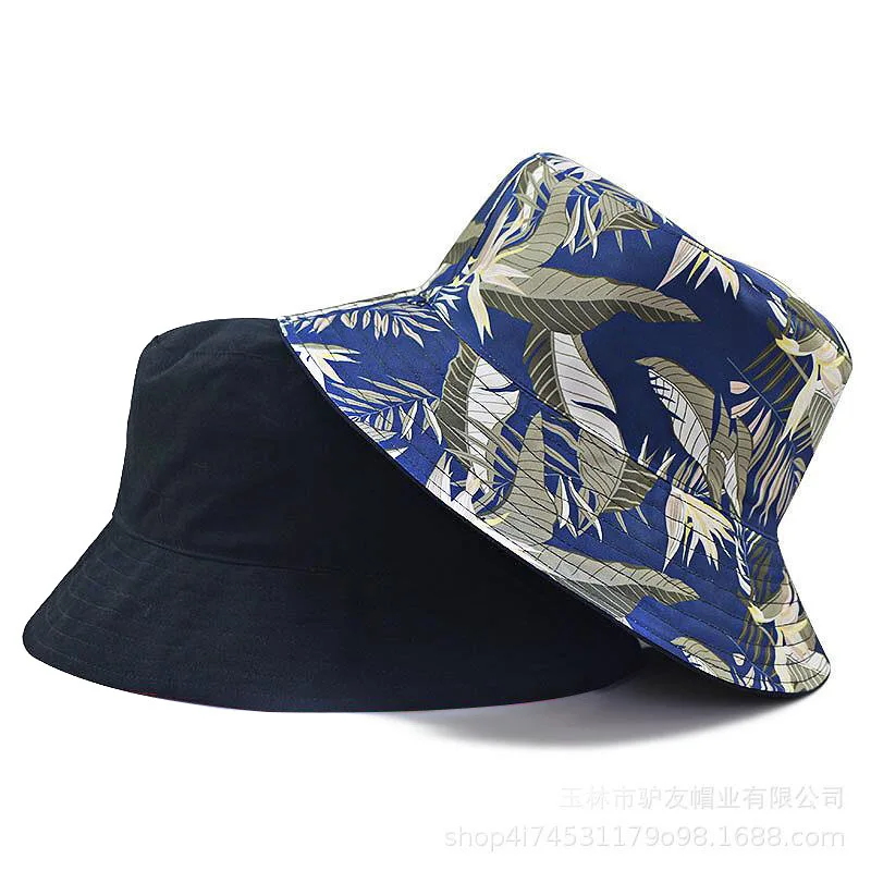 Oversize XXL Cotton Bucket Hat for Men Women Big Head Trendy Fisherman Caps Double Side Wear Fishing Sun Caps