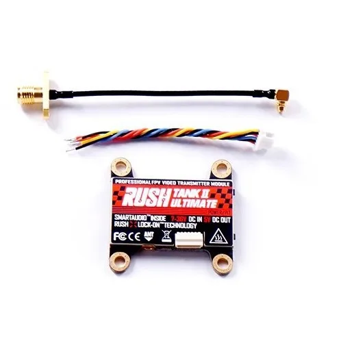 RUSHFPV TANK II PIT/25-800mW 2-8S external audio 48 frequency point competition flower flying picture transmission