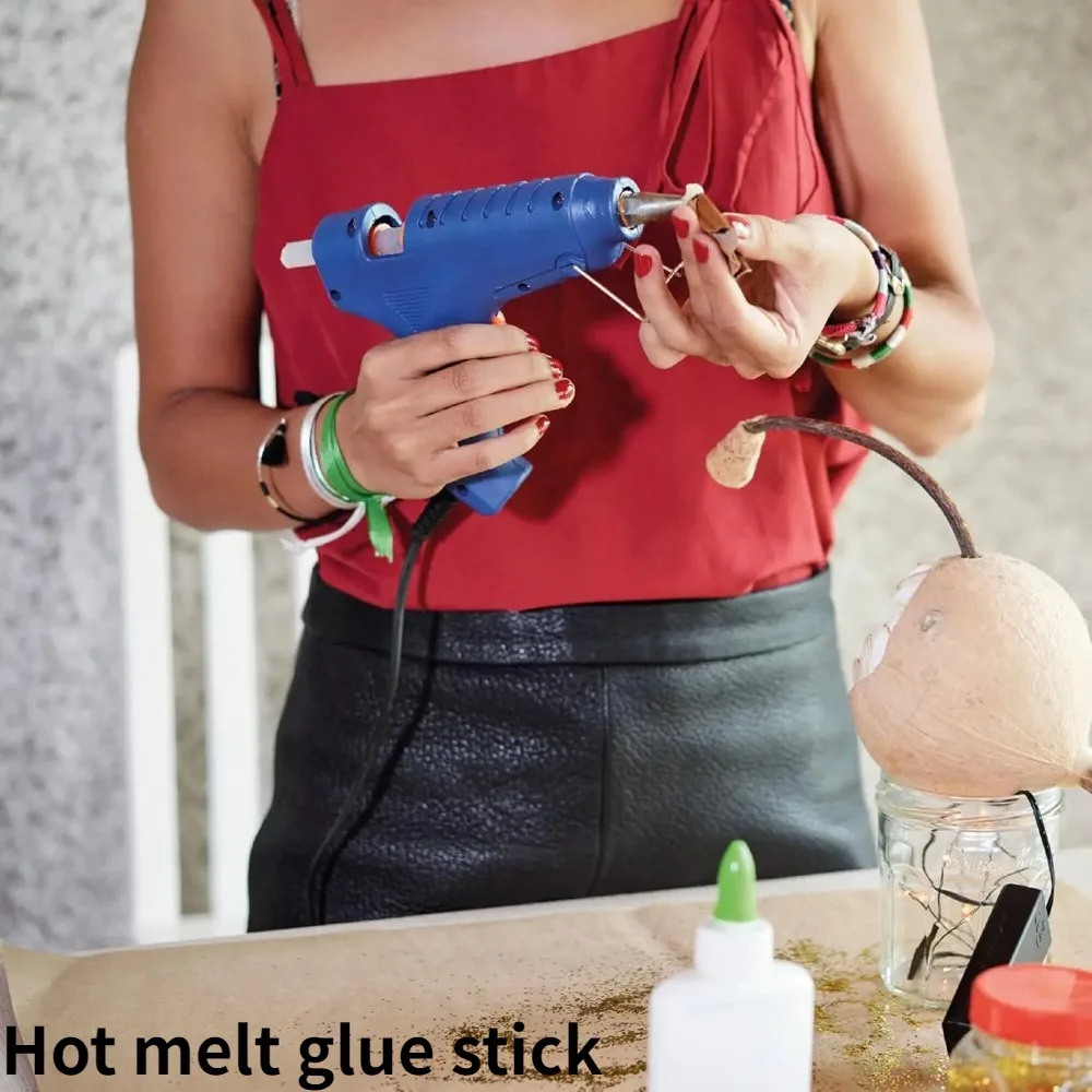 Transparent Hot Melt Glue Sticks, Multipurpose Adhesive Glue Rods for Hot Glue Gun, DIY Craft, Home Repair