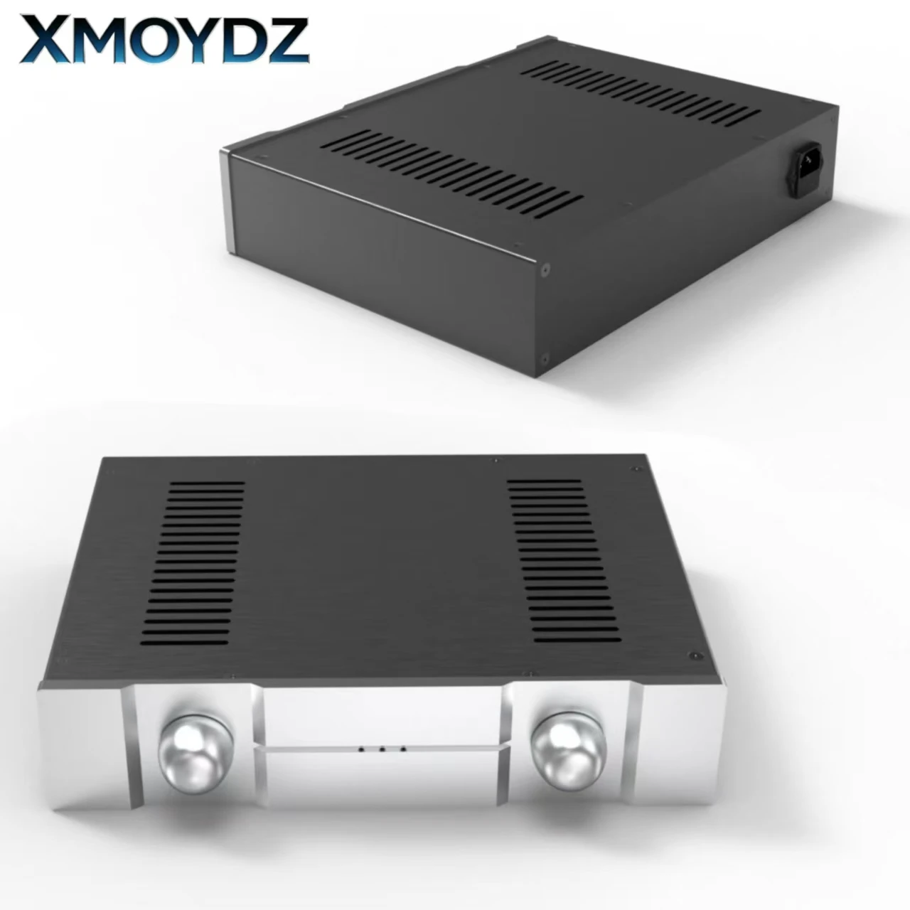 320*70*248mm All Aluminum HiFi Amplifier Chassis Integrated Preamplifier Power Amp Headphone DAC Decoder DIY Enclosure Case Box