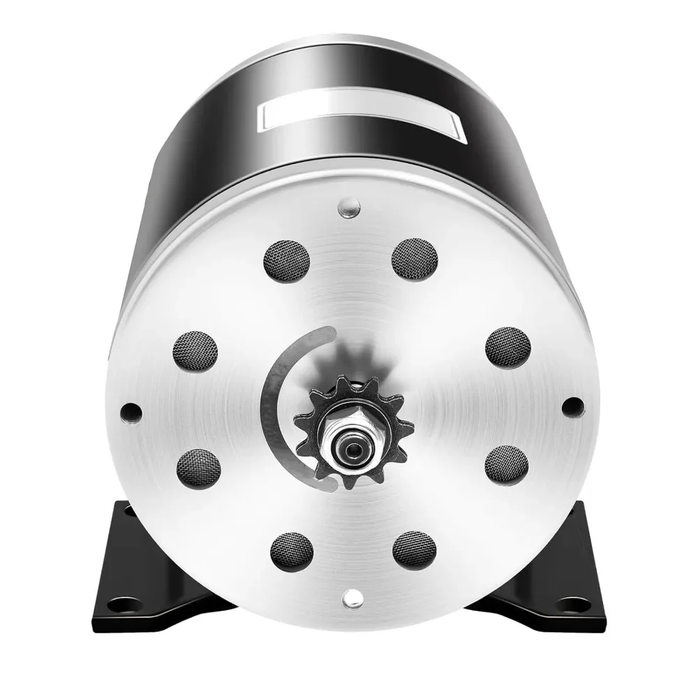 

DC 36V 1000W Brush Motor, MY1020 Type Reversible Brushed DC Electric Motor for Mini Bike Quad Go Cart E-Bike Scooter 3000RPM, 25