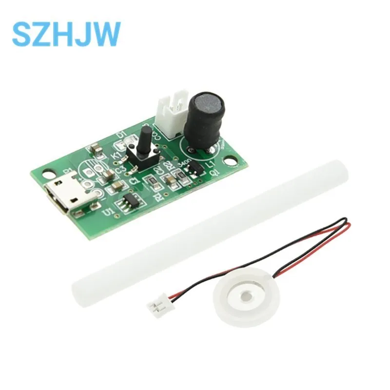 1-10 قطعة USB المرطب رذاذ وحدة 5 فولت بالموجات فوق الصوتية البخاخة مبيد عدة مع لوحة للقيادة DIY بها بنفسك ضباب صانع حاضنة مصنع