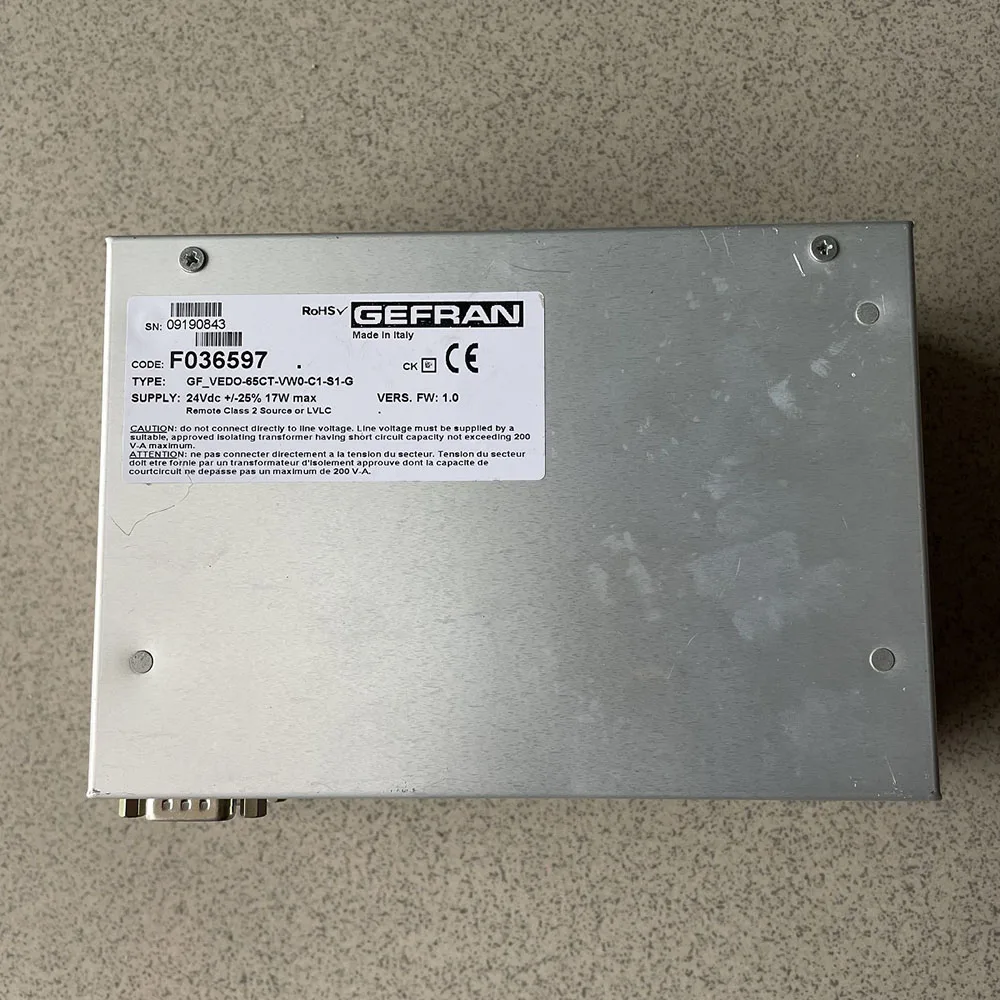 F F 036597   Pannello touch per GEFRAN