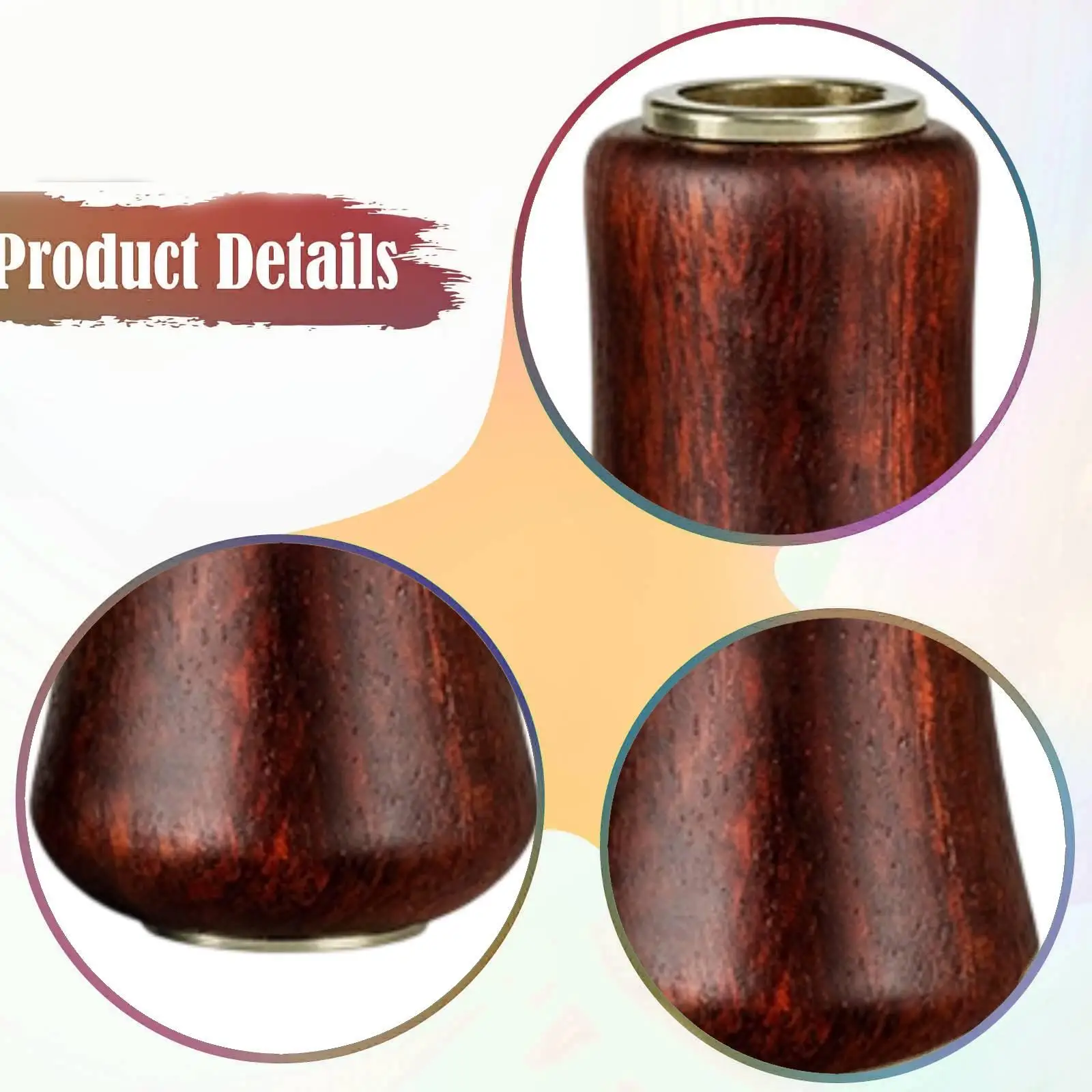Wooden Handle Knob Nonslip Reel Power Grip for Baitcasting Reel Handle Spinning Reel Replace Fishing Tackle Gear Outdoor