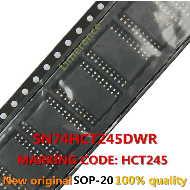 10PCS SN74HCT245DWR SN74HCT245  SOP20 MARKING CODE: HCT245