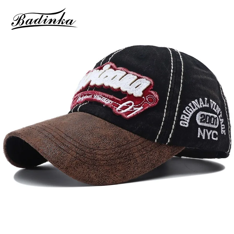 

High Quality Mens Hiphop Baseball Cap America Embroidery Snpack Hat Original Vintage Dad Hats for Men Women Chapeau Homme 2023