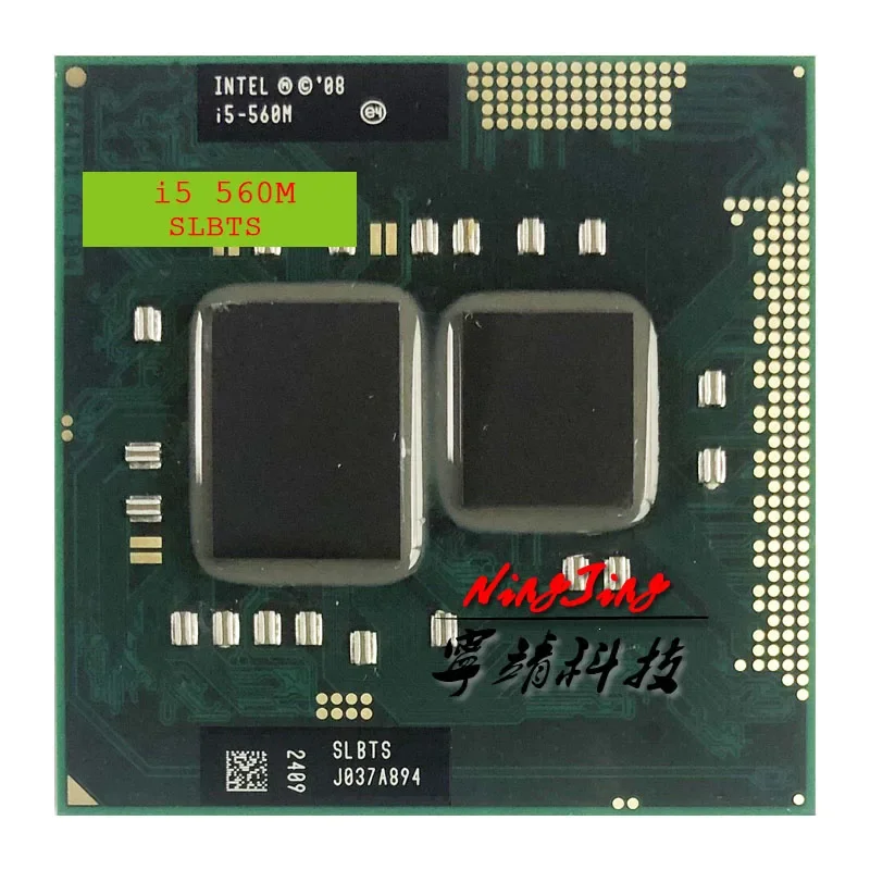 Intel Core i5-560M i5 560M SLBTS 2.6 GHz Dual-Core Quad-Thread CPU  3W 35W Socket G1 / rPGA988A