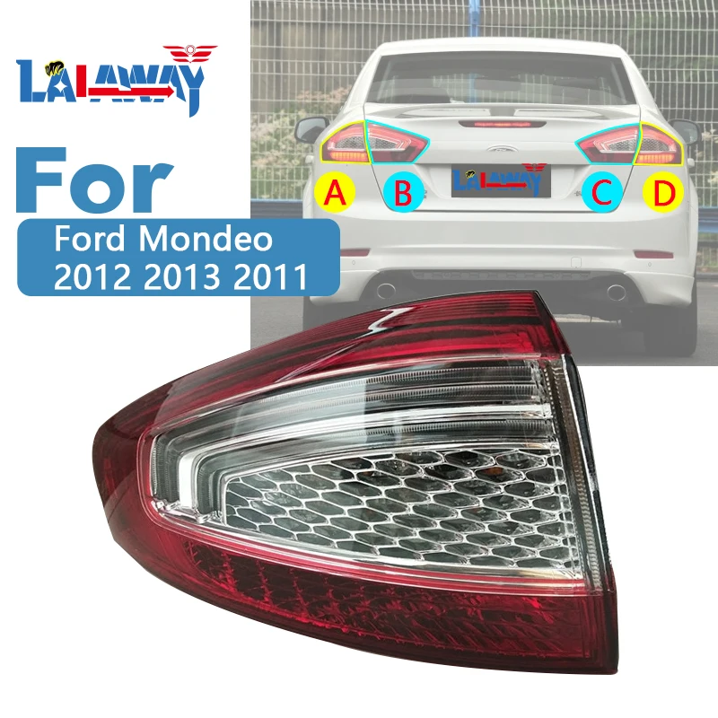 

For Ford Mondeo 2012 2013 2011 Rear Headlight Housing Light Lamp Assembly Side Assembly Replacement Lampshade Brake Light