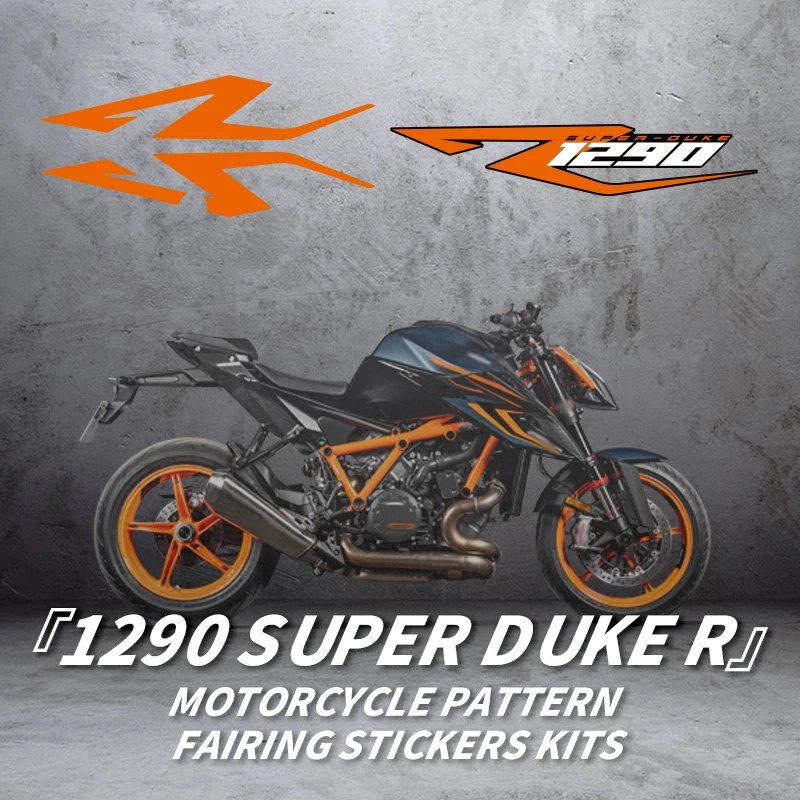 

For KTM 1290 Super Duke R Motorcycle Accessories Rear Rocker Arm And Tail Decoration Decals Of Pattern Fairing Stickers Kits