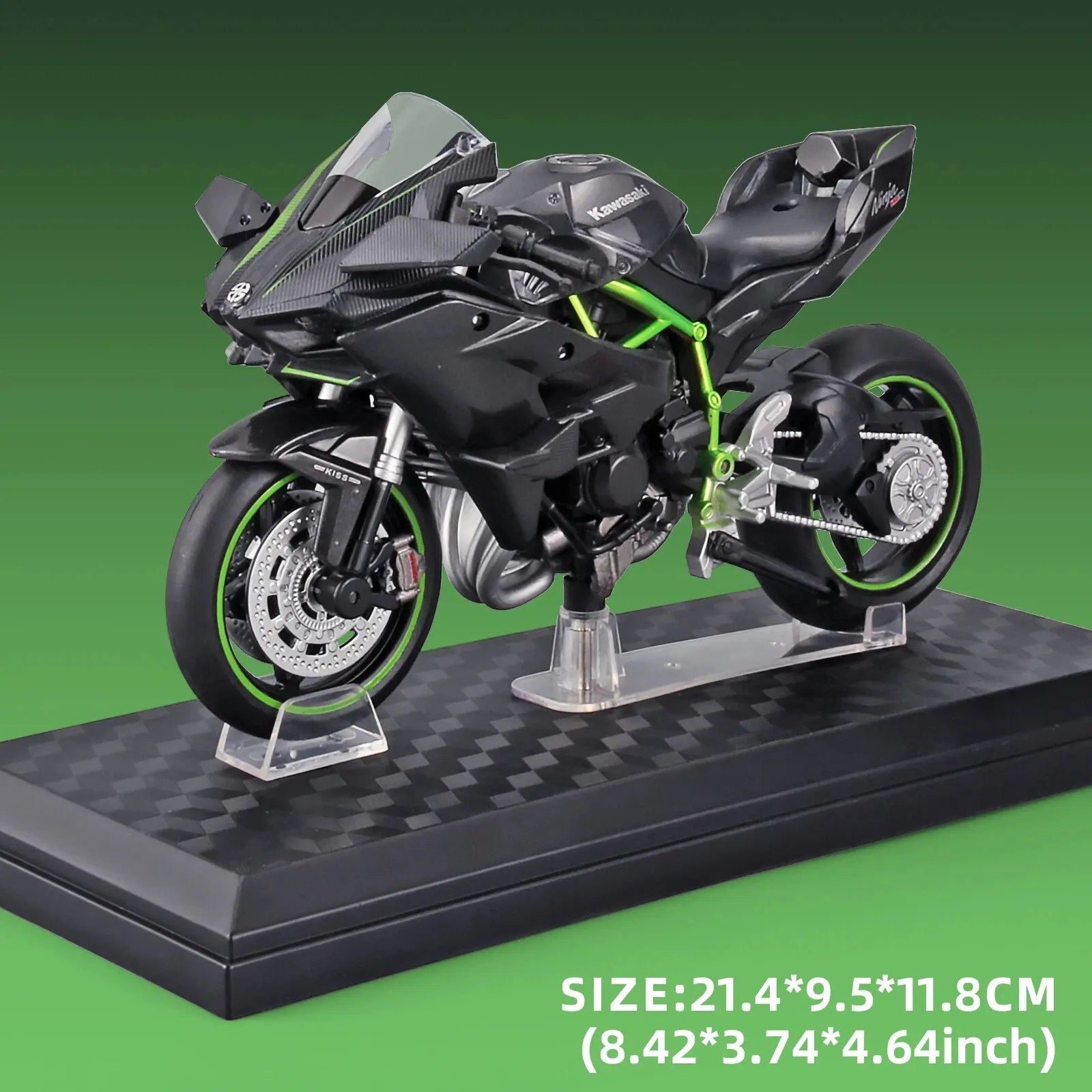 CCA 1:12 スケール ダイキャストオートバイモデル Kawasaki Ninja H2R