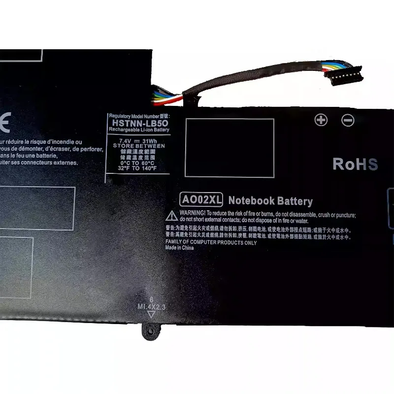 New Laptop Battery AO02XL 7.4V 31Wh For HP ElitePad 1000G2 728558-005 HSTNN-LB5O HSTNN-C75C HSTNN-C78C HSTNN-IB5O 728250-121