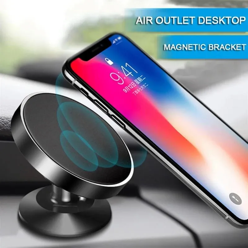 Universal Magnetic in Car Mobile Phone Holder Bracket Air Vent Phone Mount for Phones for Apple Neodymium Magnets