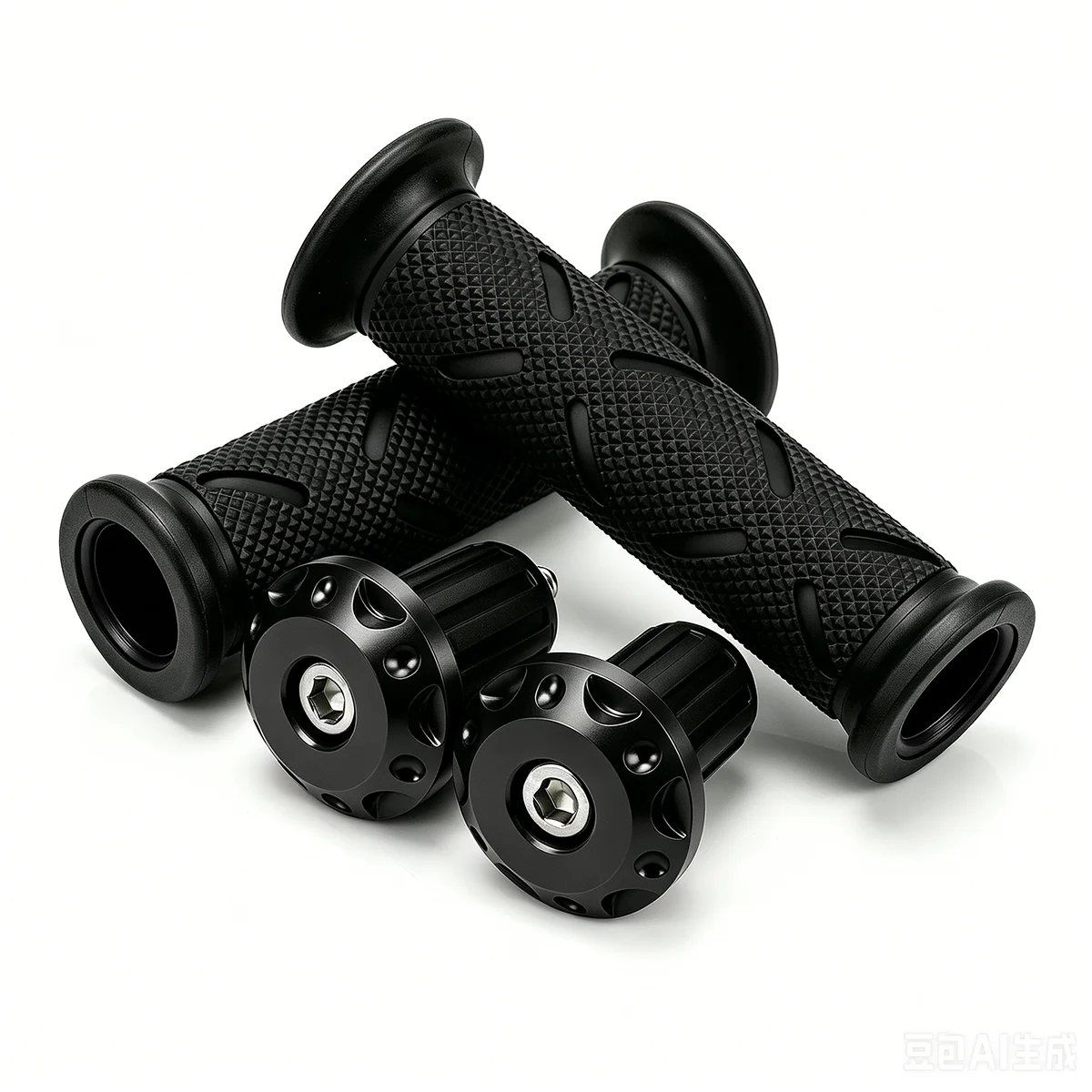 1 Paar 22 mm Motorrad-Gummi-Lenkergriffe, rutschfeste Motorrad-Modifikationsteile, Griffe für Honda, Suzuki, Ducati, Benelli
