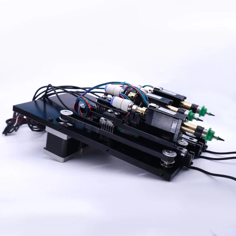 Automatic SMT machine three head mounting module suction nozzle 20 step motor linear guide sensor