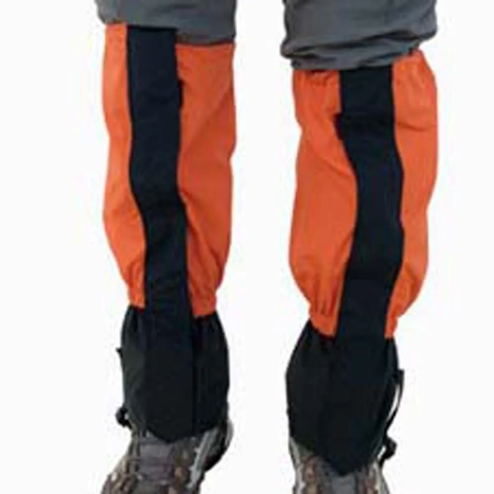 Wodoodporne getry trekkingowe, ocieplacze na nogi, regulowane ochraniacze na nogi do jazdy na nartach, nylonowe poliestrowe osłony na łydki do wspinaczki górskiej, damskie