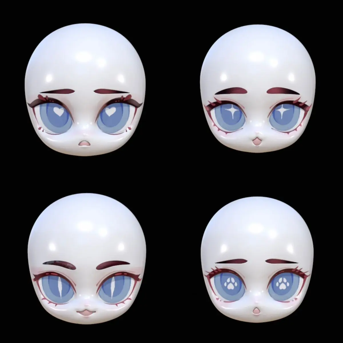 Kigurumi Base Masks Fursuit Resin Material Beast Suit Skull Furuit Costume 3D Printed Skull DIY Accessories