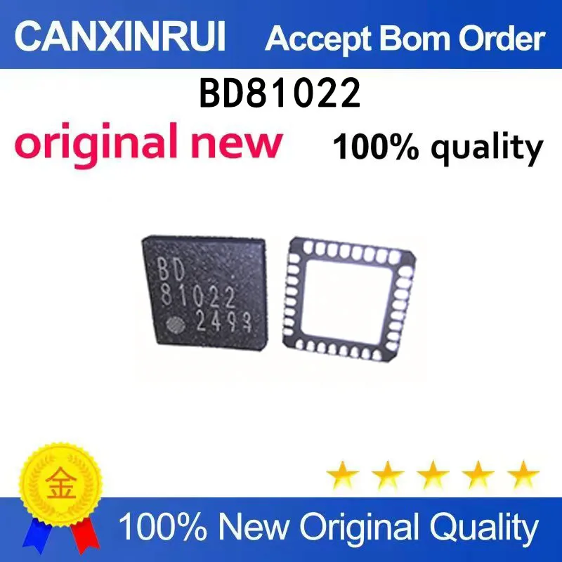 (5-100 pieces)New stock BD81022MUV-HVE2 BD81022 81022 QFN32