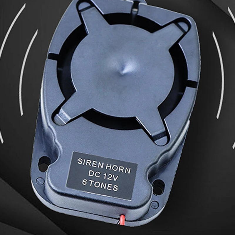 Pequeno chifre de sirene 12v seis-tom 110 pontos tamanho pequeno e fácil de instalar alto decibel corpo liso pequeno chifre de sirene